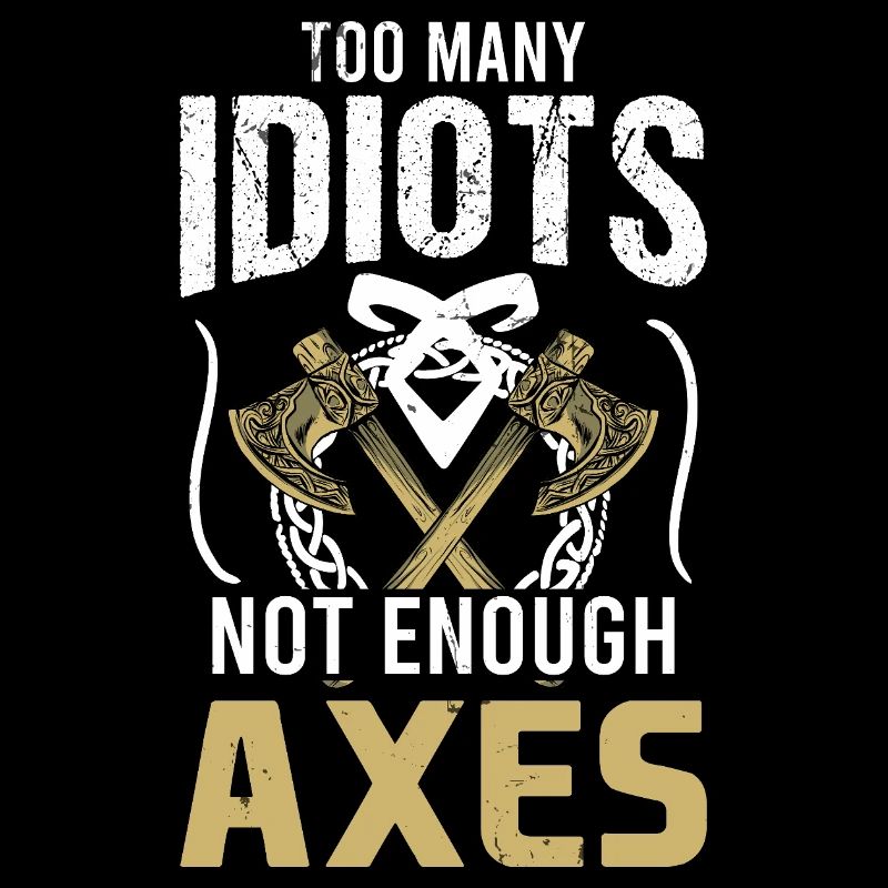 Viking Mythology Valhalla Warrior Axe Sayings
