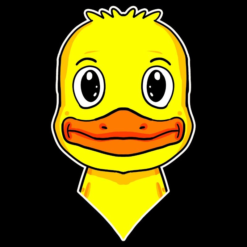 Tête d’animal de canard Tête d’animal Tête de canard