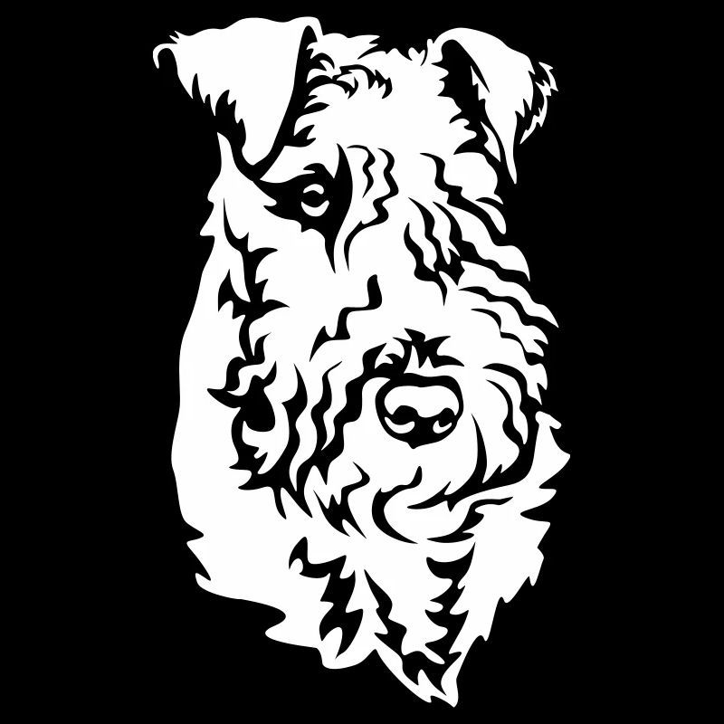 Tête de Lakeland Terrier « Black Edition »