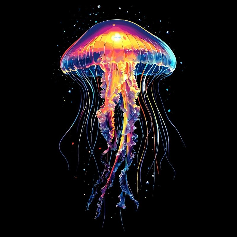 Méduse Méduse de feu Méduse Méduse mignonne