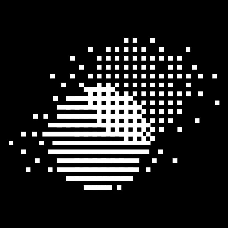 cercles à partir de pixels et de lignes
