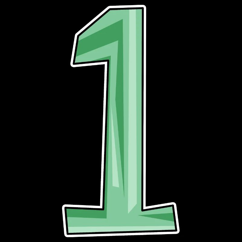 1 green