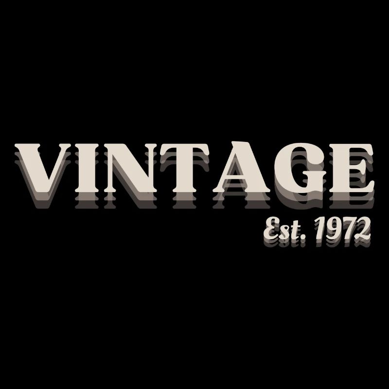 Vintage 1972 Retro