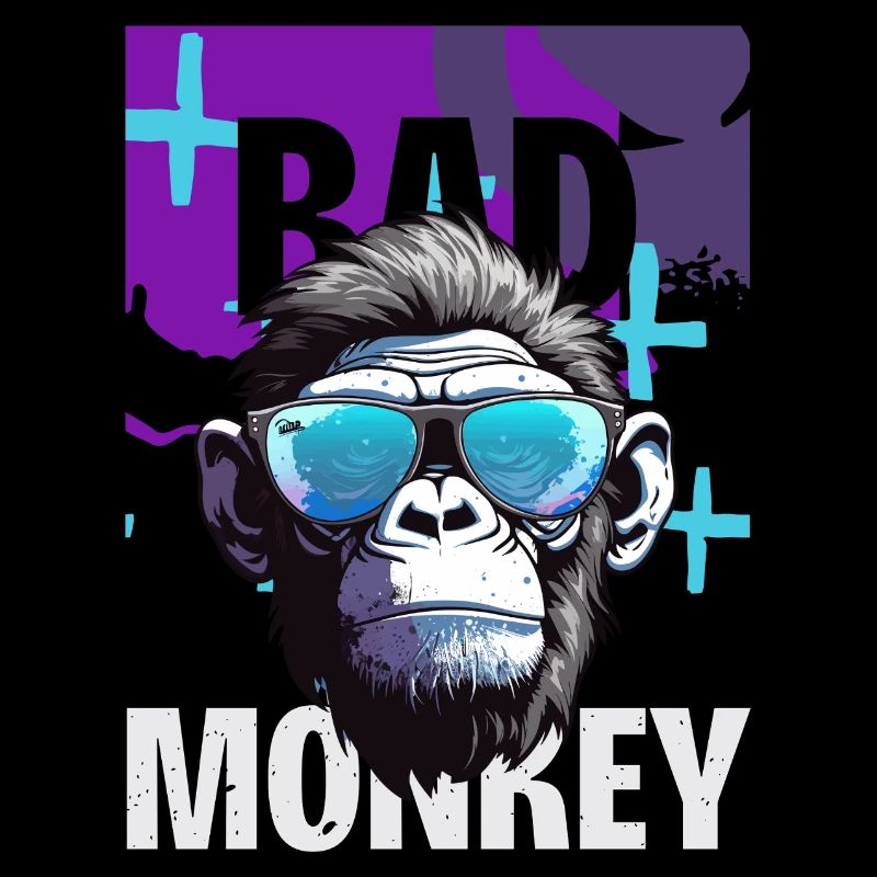 Bad Monkey Neon Sunglasses