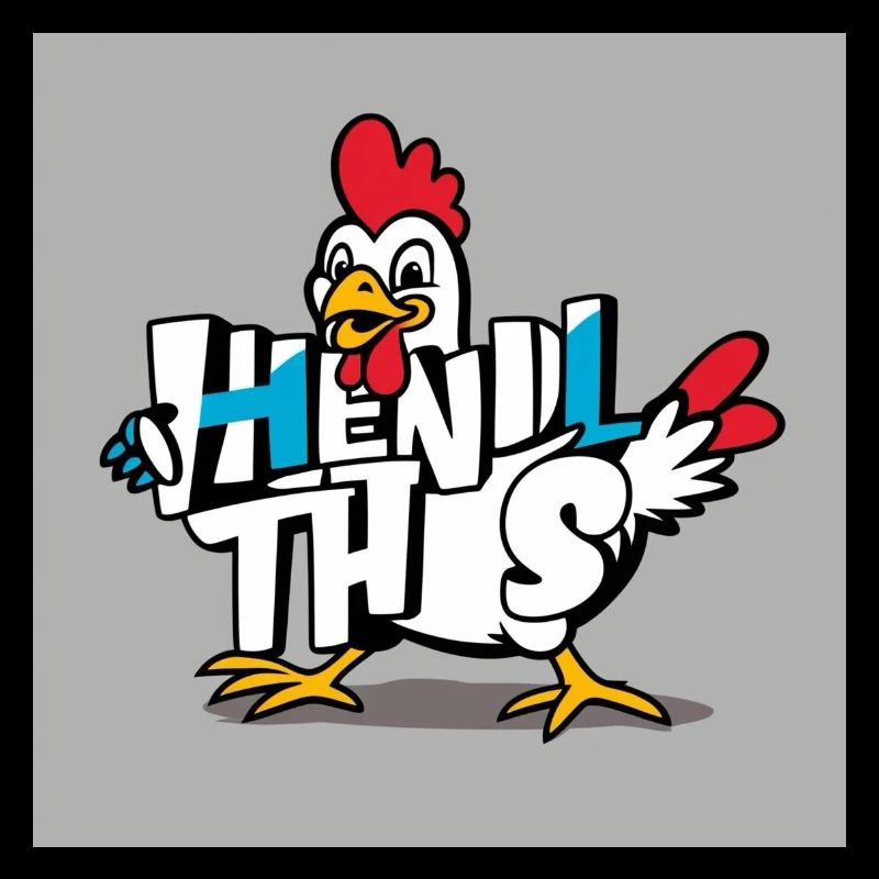 Funny chicken "Hendl this"