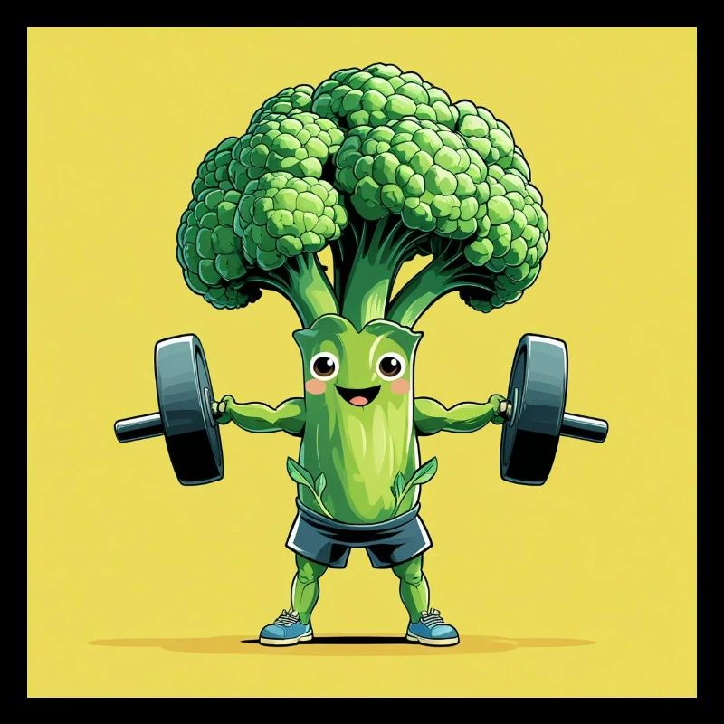 Centrale de brocoli sain