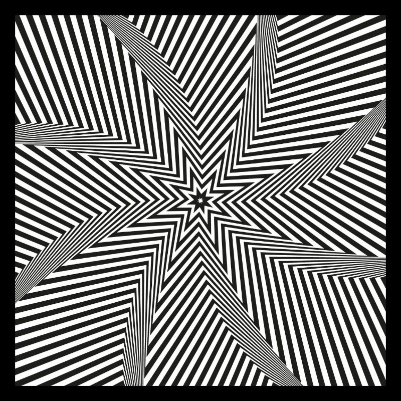 Starburst optisches Labyrinth