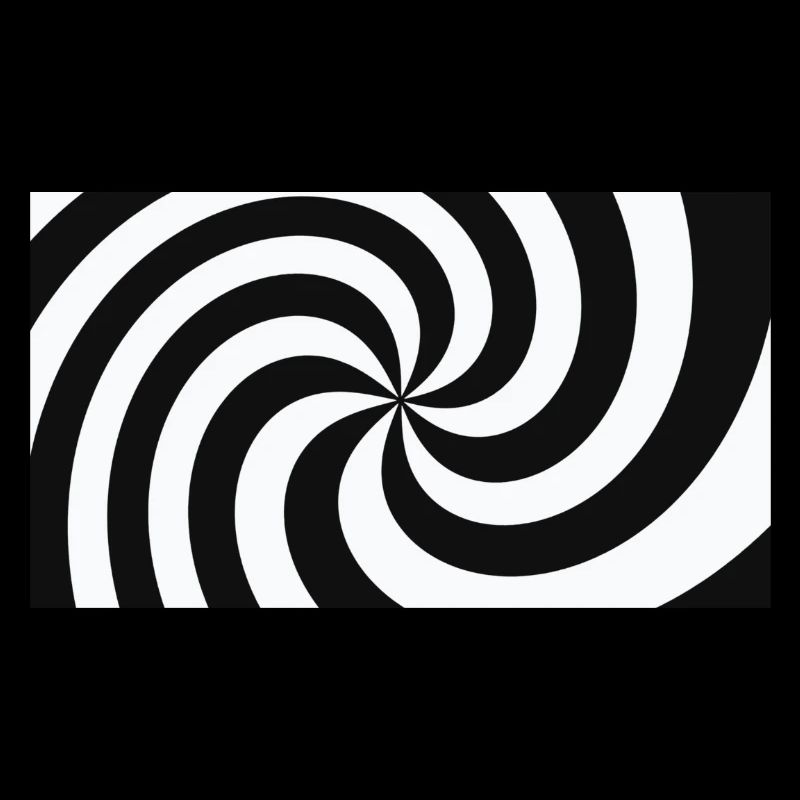 Hypnotic Black and White Hairspring
