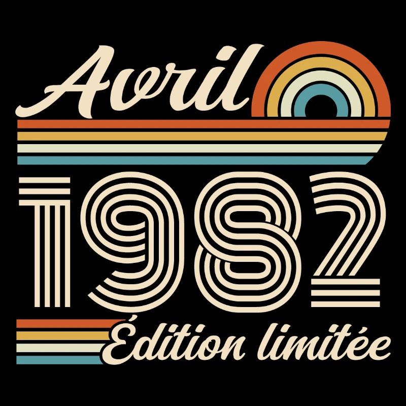 April 1982 Retro-Geburtstag 1982 April 1982