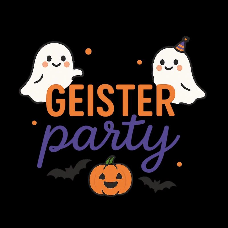 Halloweengeister Party Design