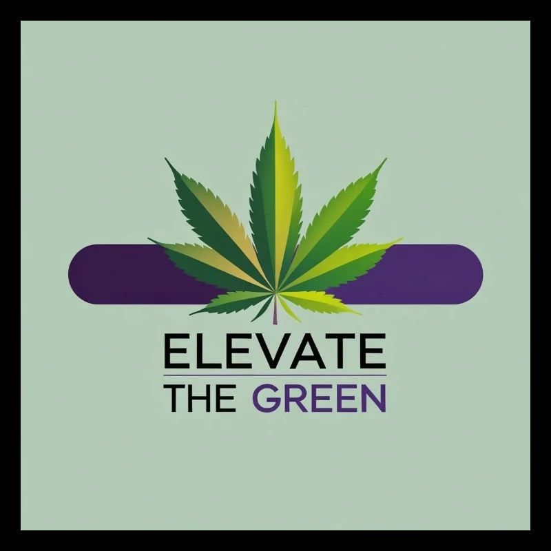 Elevate The Green Feuille de Cannabis