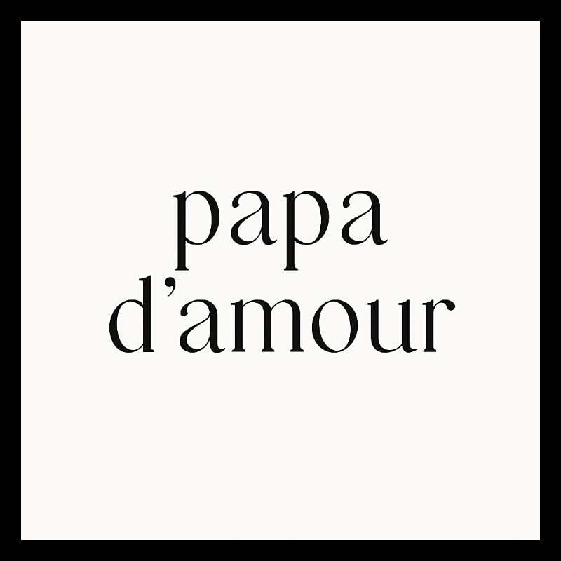 Papa d'amour