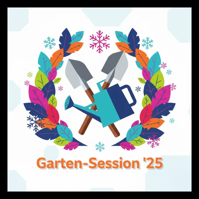 Outils de jardin géométriques « Session de jardin '25 »