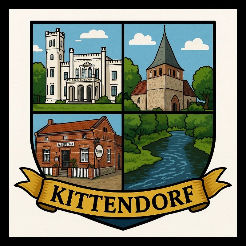 Collage des armoiries de Kittendorf