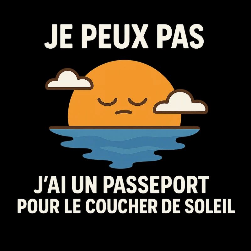 Je peux pas j'ai un passeport pour le coucher...