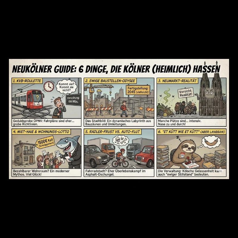 Kölner Guide: 6 Dinge Die Kölner nicht mögen