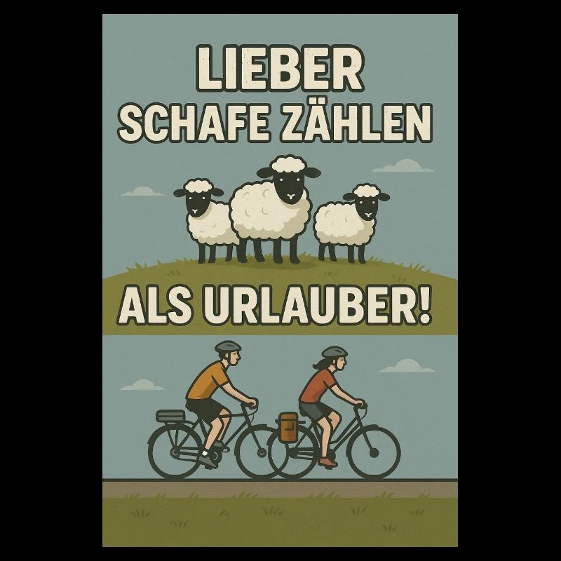 Lieber Schafe zählen als Urlauber