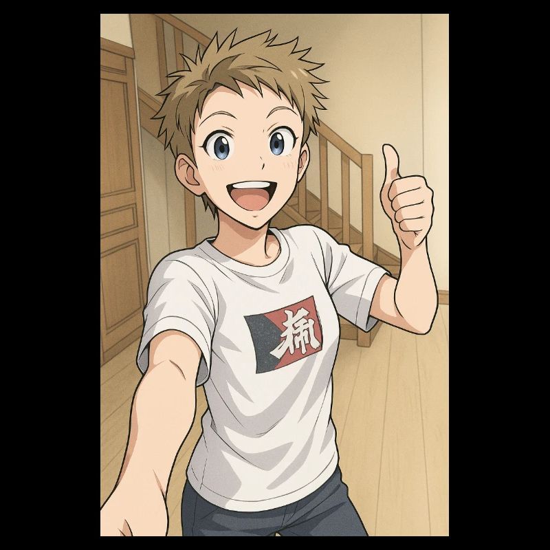 Héros Manga Sourire
