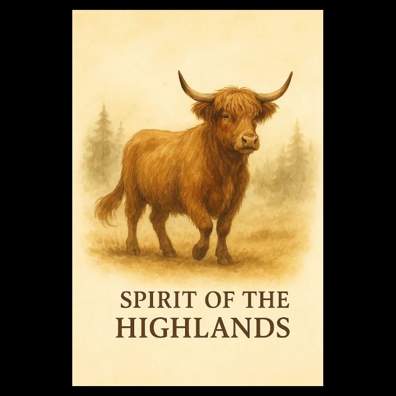 Der Geist der Highlands-Kuh