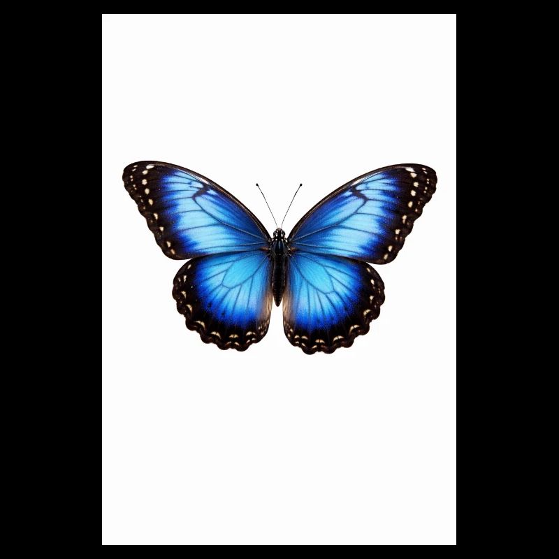 Blue Butterfly Wings