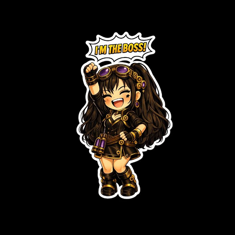 La fille Chibi-Steampunk Luna