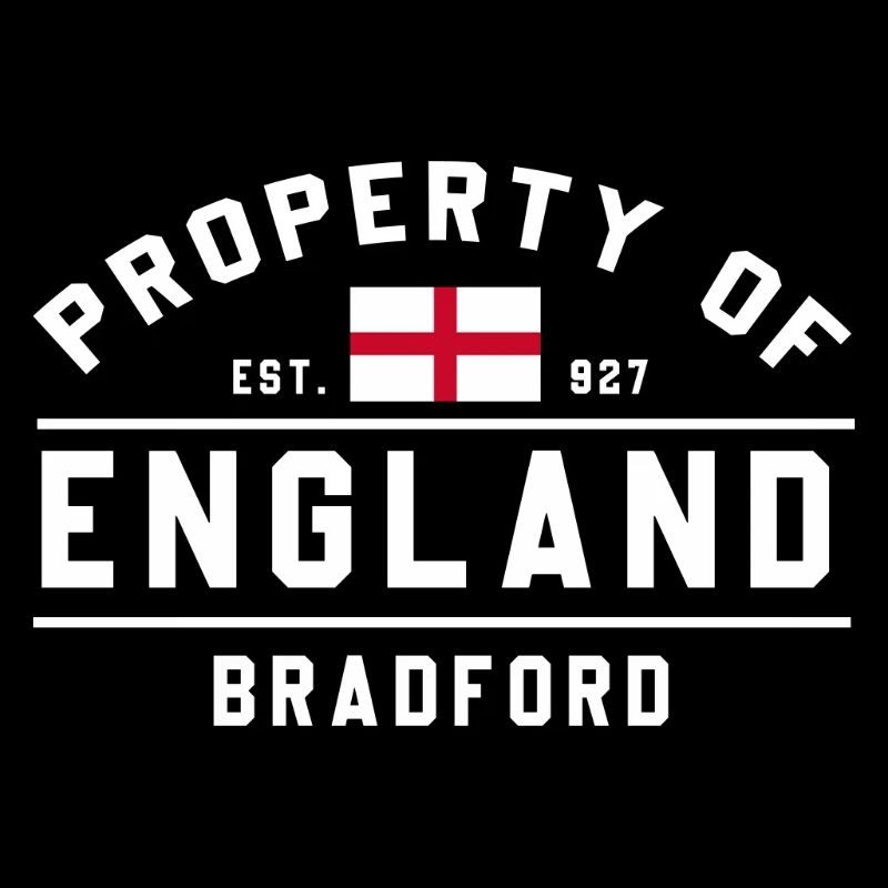 England Bradford Flag Text