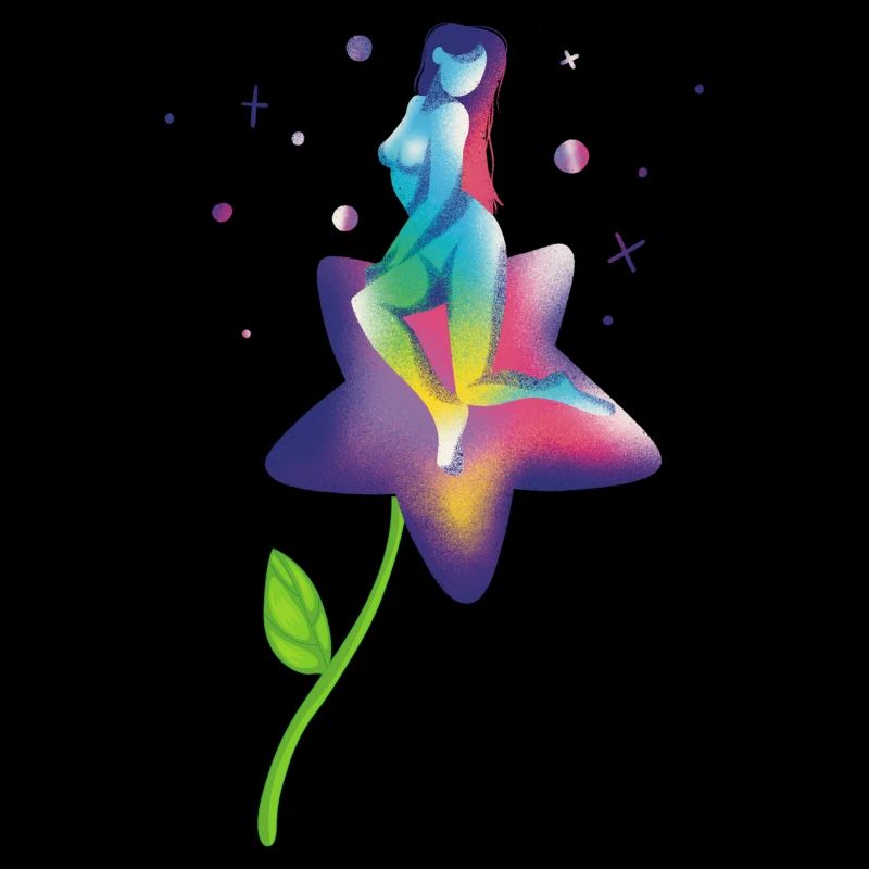Rainbow Star Bloom