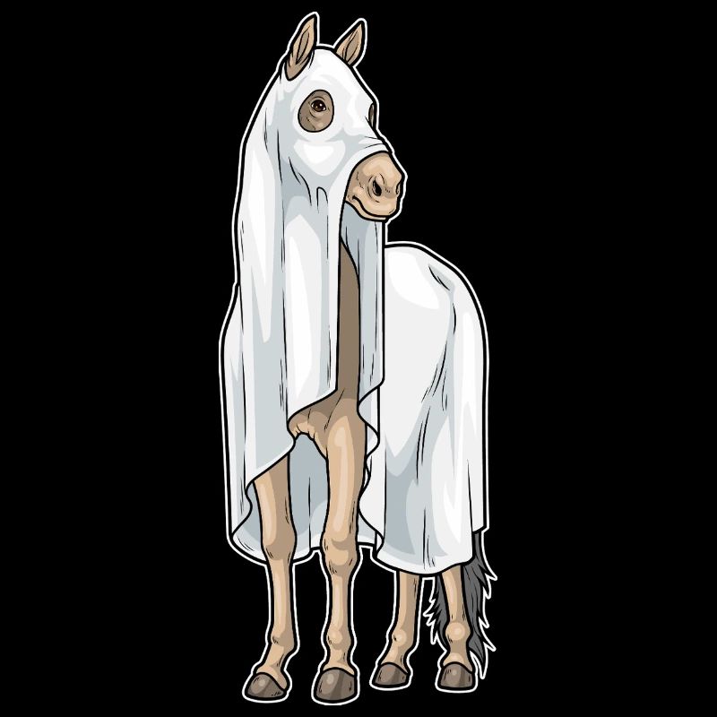 Pferd Halloween Geist