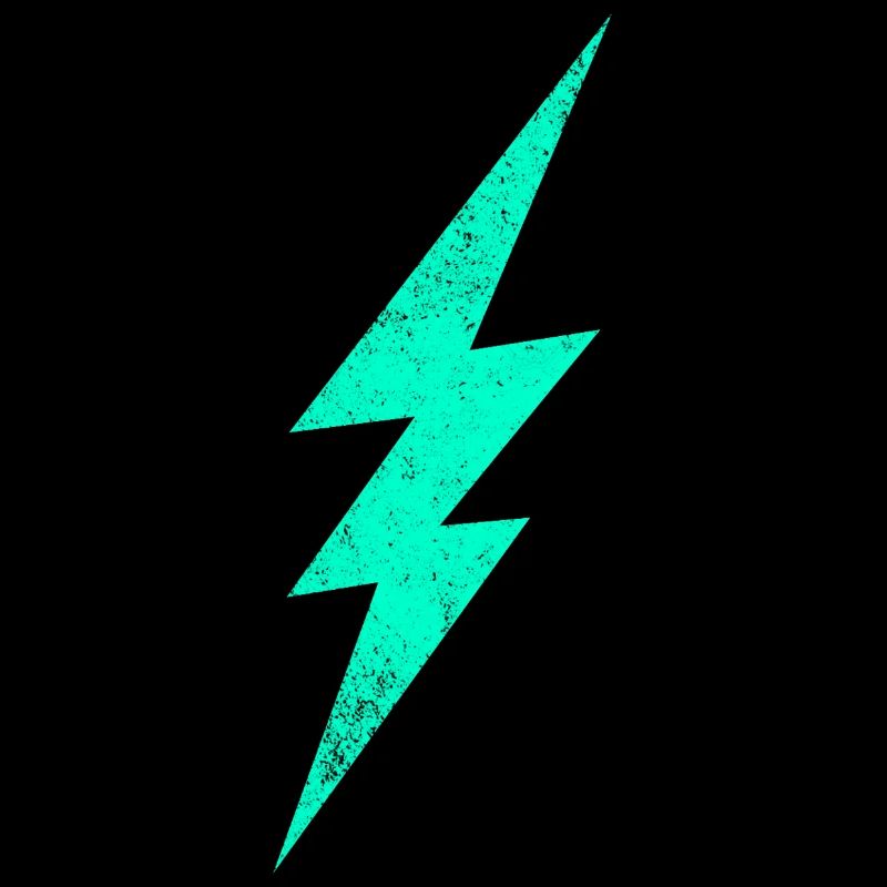 Graphique flash électrique sur l’intérieur H tendance