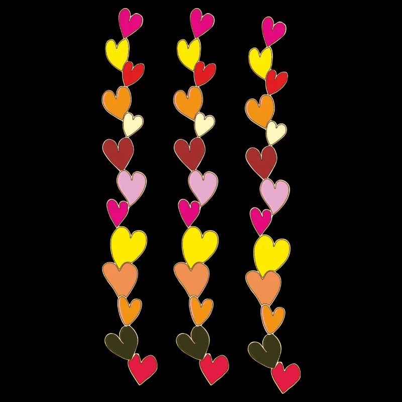 Heart Necklaces Multicolored 2