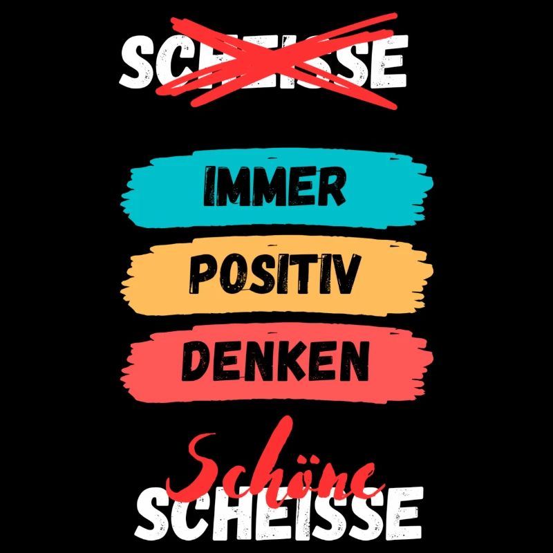 Immer Positiv Denken Farbband