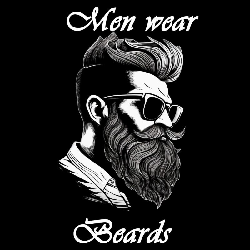 Men wear beards white