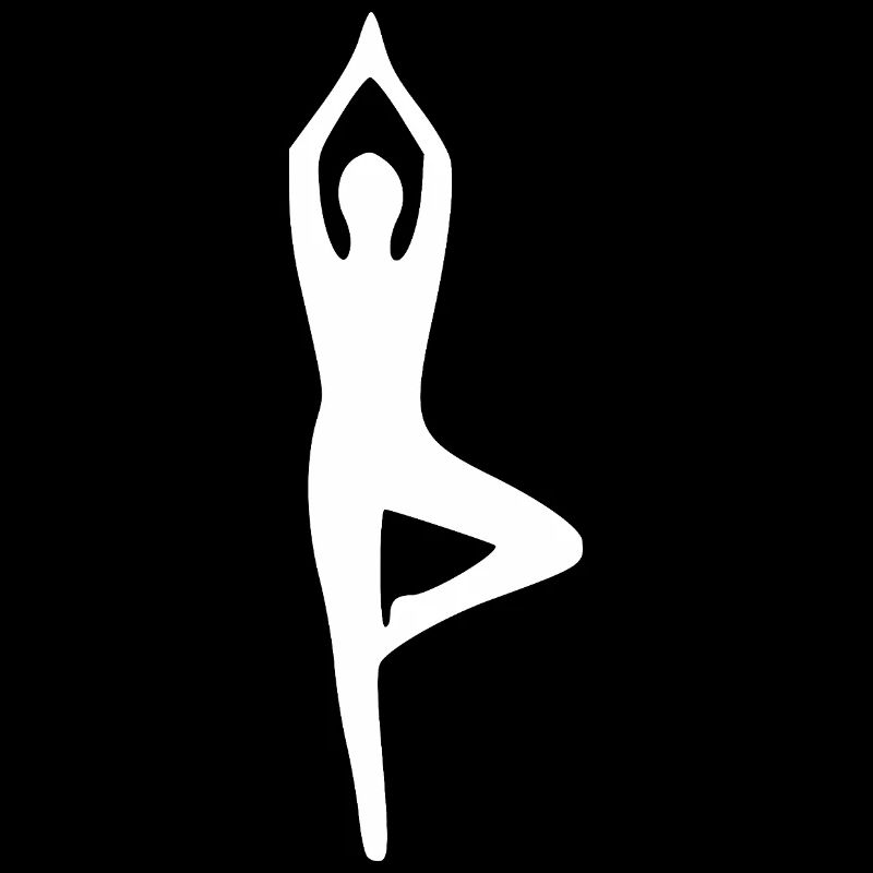 Yoga Silhouettes Blanches
