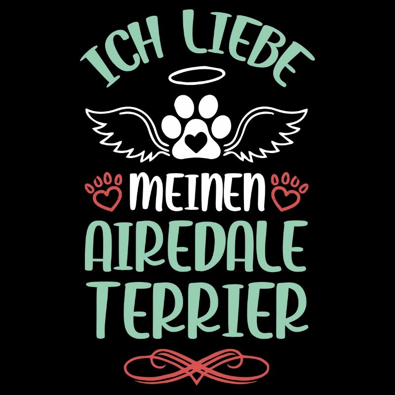 Ich Liebe Meinen Airedale Terrier