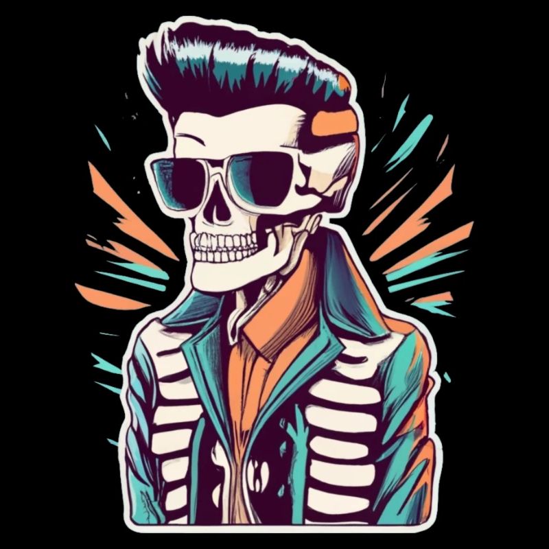 Neon Skull Rocker