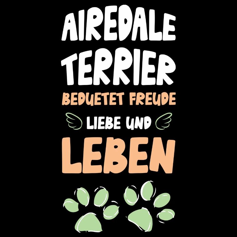 Airedale Terrier Liebe Leben