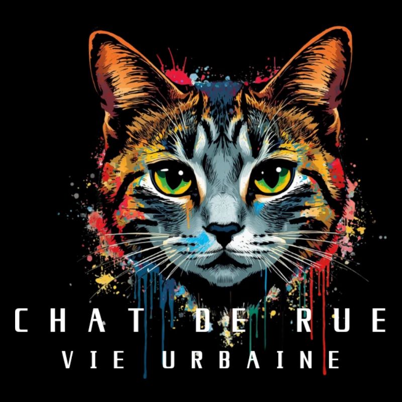Chat Urbain Coloré
