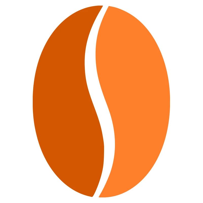 Coffee Bean Bean Flat Icon