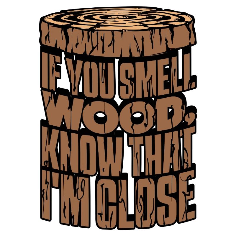 Woodwork Tree Cutter Statement Wood Lumberjack