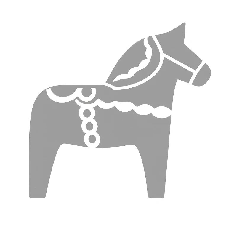 Scandinavian Dala Horse – Folklore Design