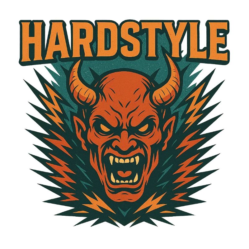 Hardstyle Dämonen Motiv