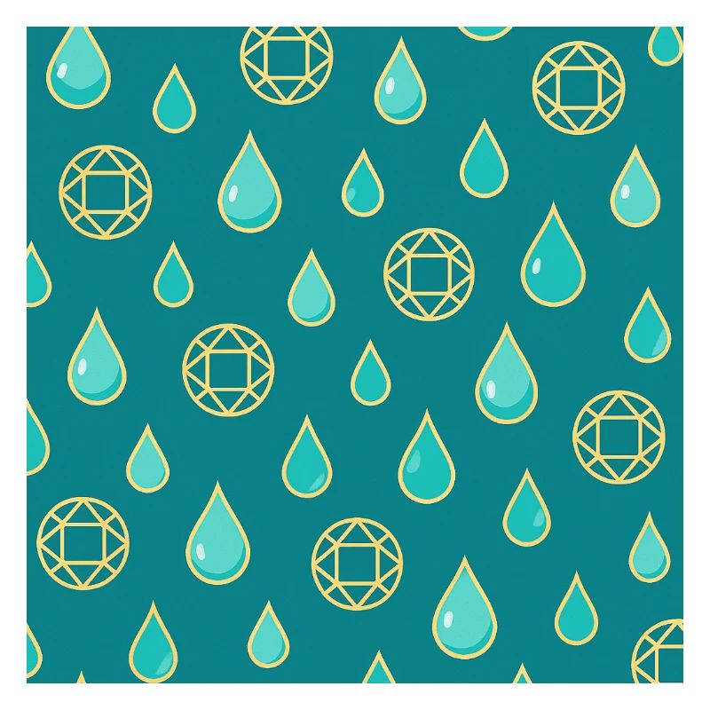 Waterproof jewelry – drop and diamond pattern