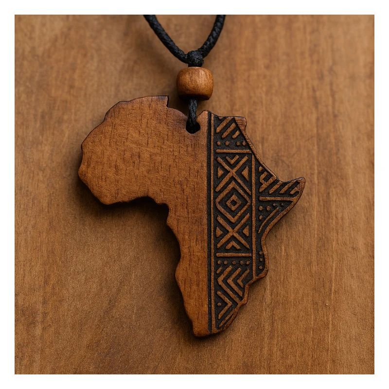 Africa Wood Engraved Tribal Pattern