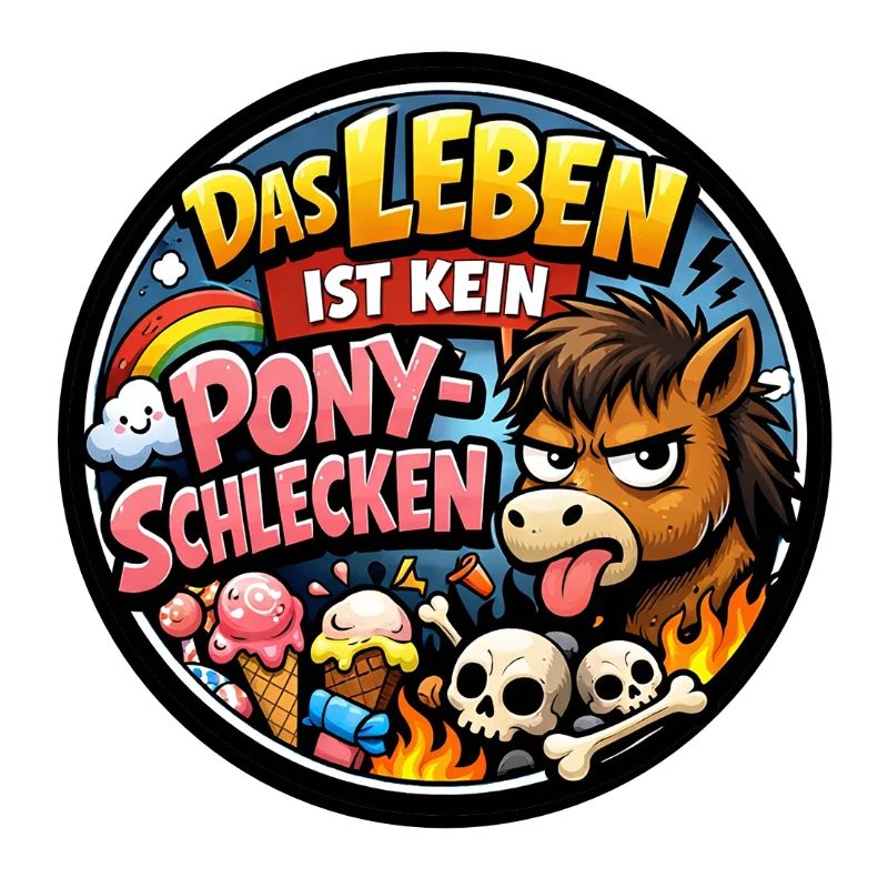 Léchage de poney