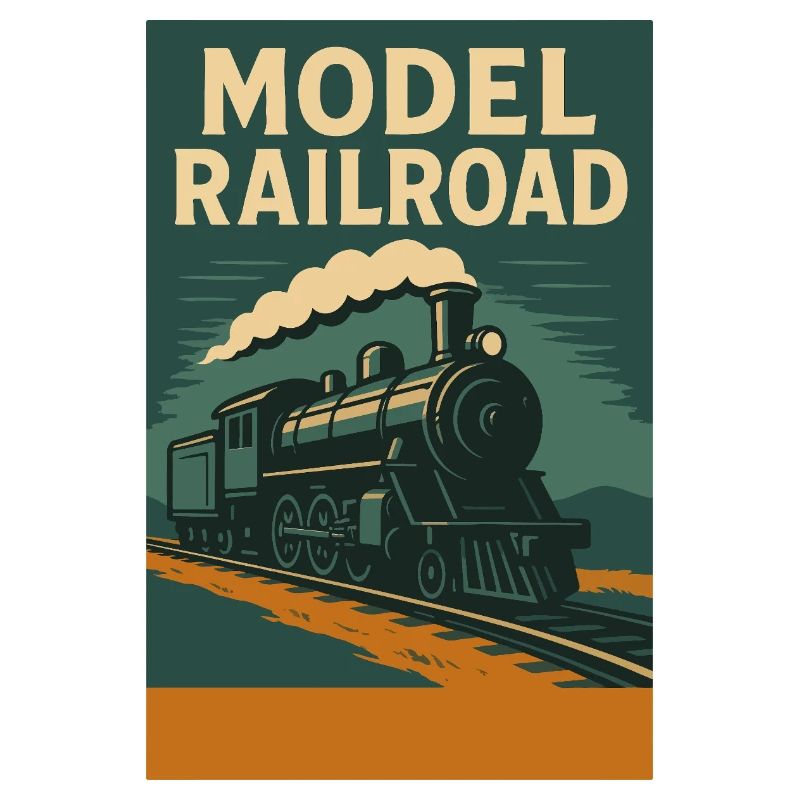 Model Train Illustration