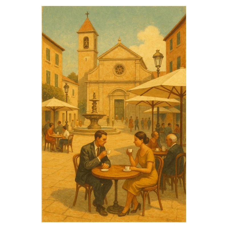 Coffee magic in squares
