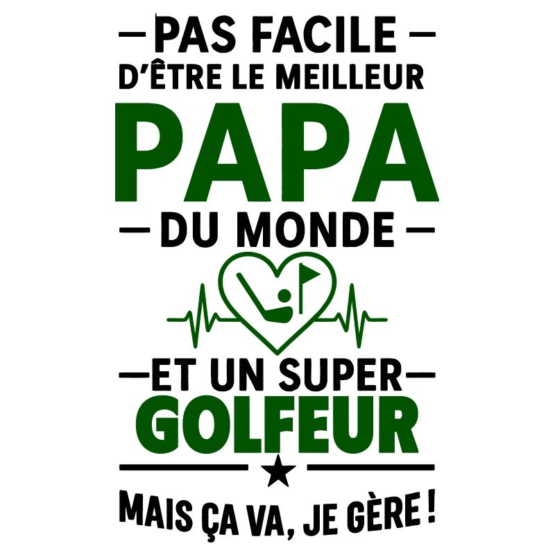 Herz + Golf – Super Papa Golfer