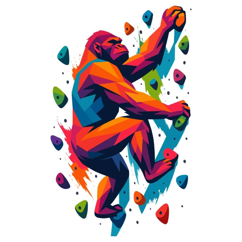 Escalade en bloc Puissance Gorilla Silverback Strong