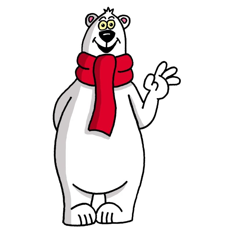 Niedlicher Eisbär
