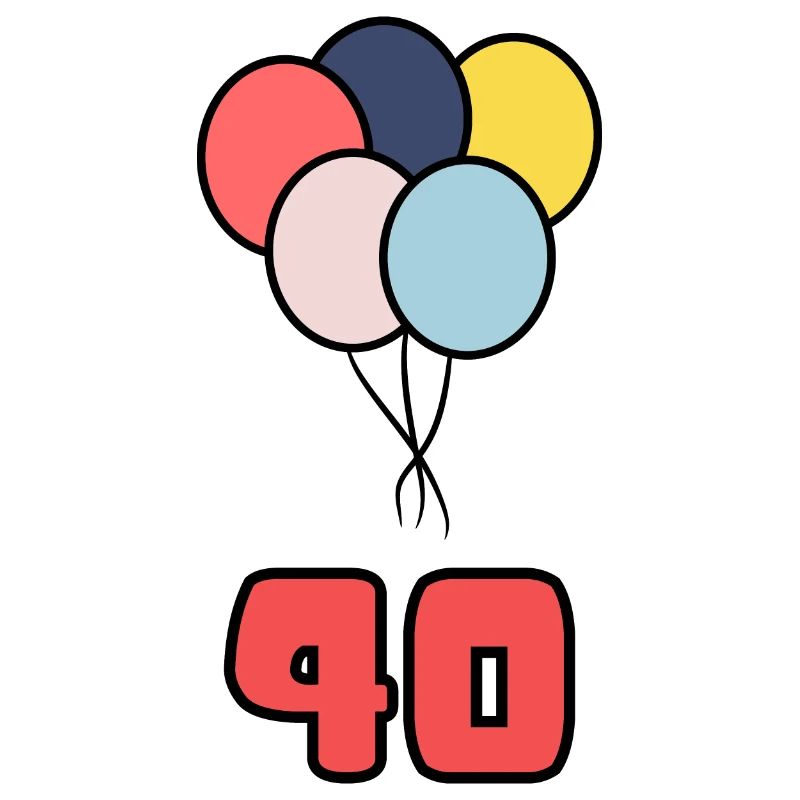 40. 40 ANS. 40e ANNIVERSAIRE. ANNIVERSAIRE 40 ANS.